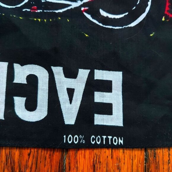 🔥VTG 80's Eagle Fly Motorcycles Bandana🔥 - Picture 3 of 3